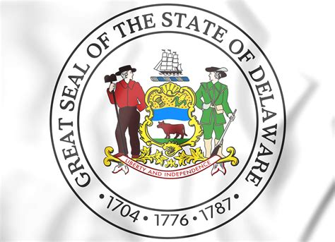 Official Delaware State Seal Delaware State Seal Etsy The Great