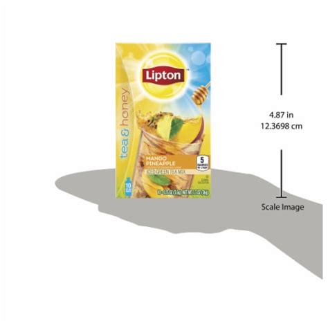 Lipton Mango Pineapple Iced Green Tea Mix Packets 10 Count 10 Ct 0
