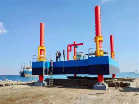 Multi Functions Hid Made Sea Jackup Modular Barge Platform Steel