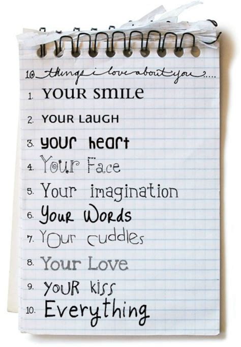 10 Things I Love About You Just Cool Cute Amazing Or Awesome