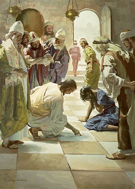 The Woman Judged Of Adultery And Forgiven By Harry Anderson Images