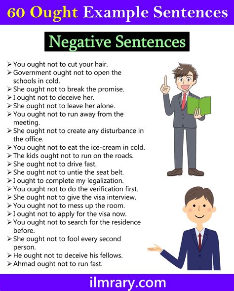 Ought To Use In A Sentence 60 Example Sentences Of Ought To
