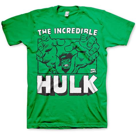 Official Marvel Comics T Shirt Retro Incredible Hulk From Uk