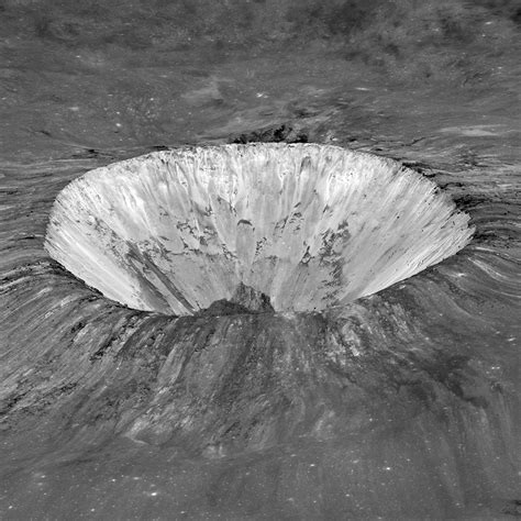 Luminous Pierazzo Crater Moon Nasa Science