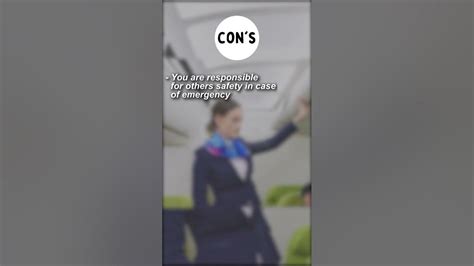Being A Flight Attendant Pros And Cons Shorts Youtube