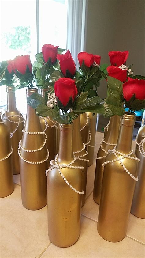 Elegant Diy Pearl And Candle Centerpieces 50th Birthday Centerpieces