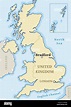 Bradford mappa posizione - città segnata nel Regno Unito (UK mappa ...