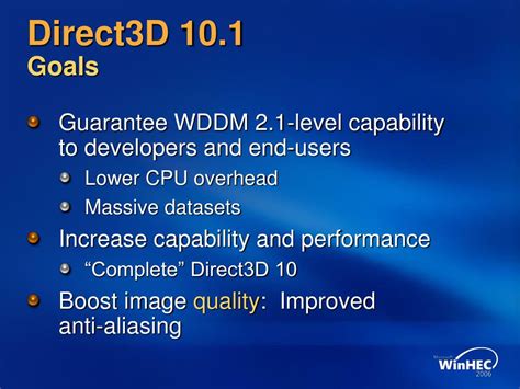 Ppt Directx Graphics Direct3d 10 And Beyond Powerpoint Presentation