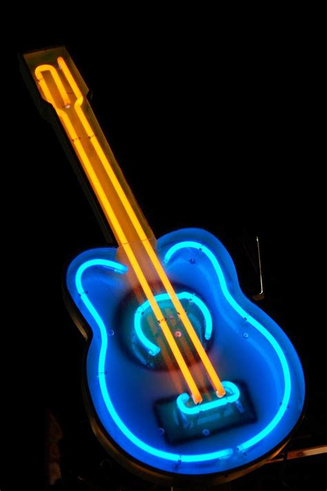 20090827 Neon Guitar Flickr Photo Sharing Neon Sign Art Neon