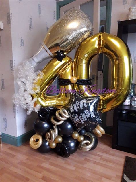 40th Birthday Balloon Arrangements Appreciate Blook Image Database