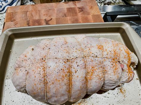 Turkey Roulade Boned Stuffed Rolled And Roasted Turkey Breast