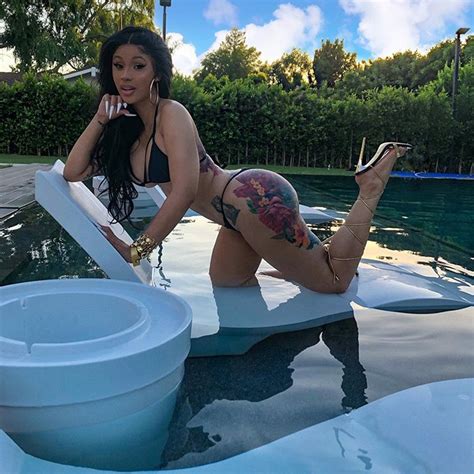 Cardi B S Sexiest Snaps Ever Completely Naked Horny Devil And Racy Thong Display