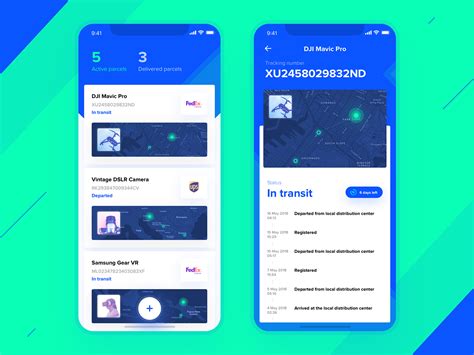 Pallets, containers and other cargo. Parcel Tracking App Concept on Behance