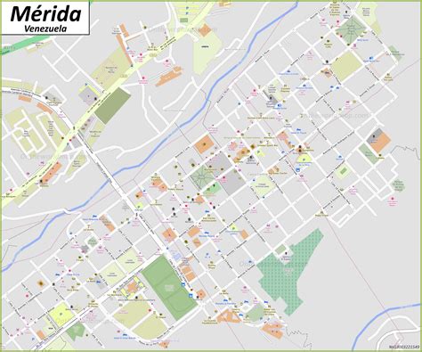 Mérida Map Venezuela Detailed Maps Of Mérida Santiago De Los
