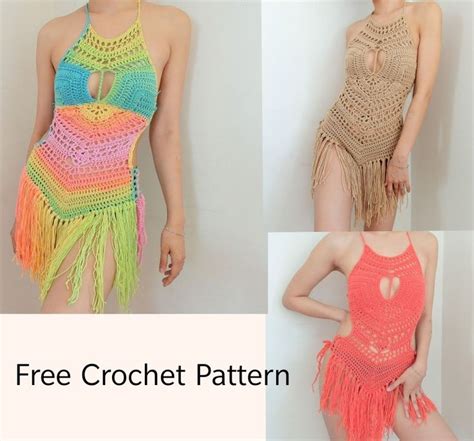 tcddiy on youtube for free crochet monokini tutorial crochet top pattern crochet clothes
