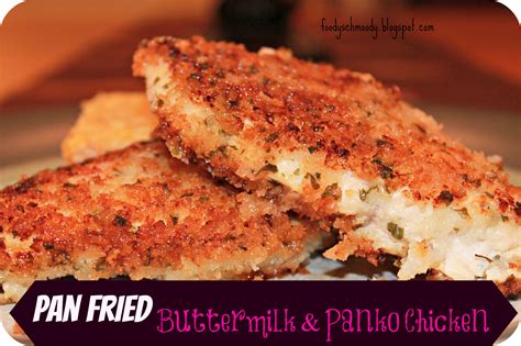Bake at 450° for 23 minutes or until chicken is lightly browned. Buttermilk & Panko Pan Fried Chicken - Foody Schmoody Blog | Foody Schmoody Blog