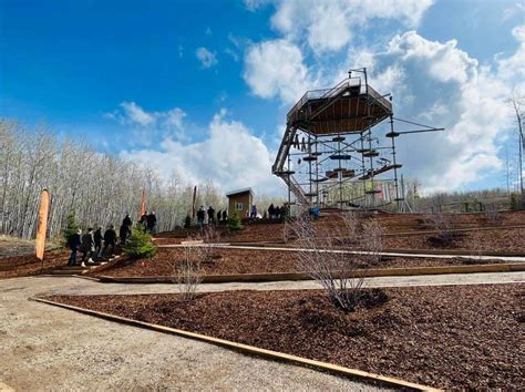 Kinosoo Ridge Aerial Adventure Park Go East Of Edmonton