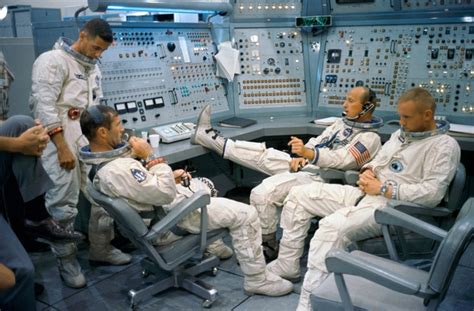 The Gemini Prime And Backup Crew Relaxing At The Gemini Mission