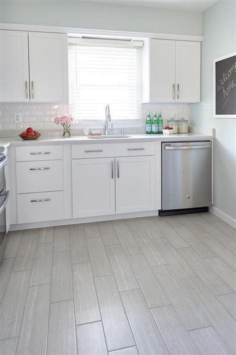 Grey Wood Tile Kitchen Floor Flooring Guide By Cinvex