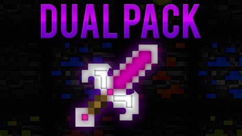 minecraft pvp texture pack glowing swords  ores dual pack pvp   youtube