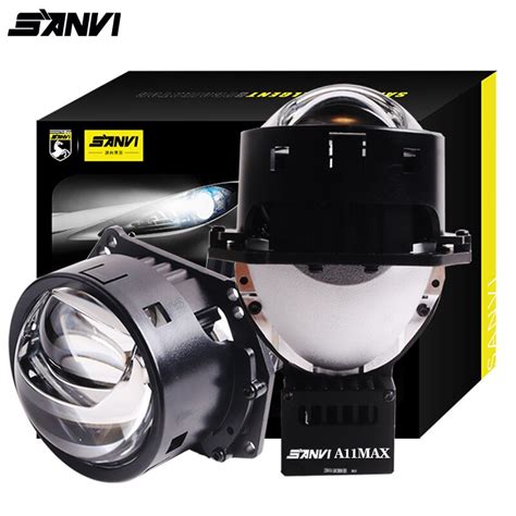 Sanvi A Max W Hyperboloid Bi Led Lenses For Headlights Car Headlight