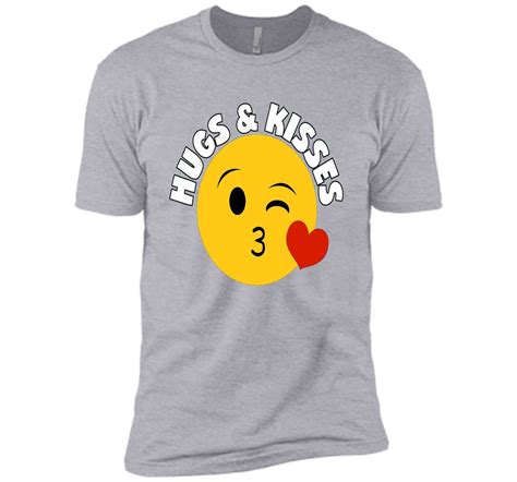 See more ideas about emoji, emoticon, smiley. Emoji Shirt Hugs And Kisses Heart Kiss Emoji Valentines Day