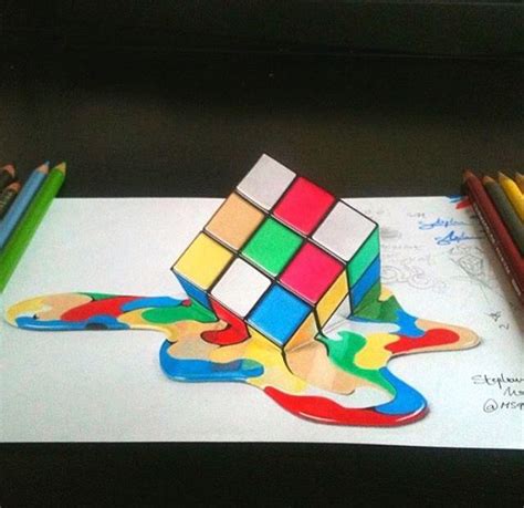 10 Cubo Rubik Dibujo