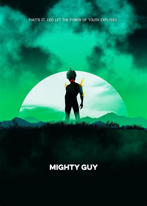 Mighty Guy Poster By Hiro Labs Displate Mighty Guy Geeky Art