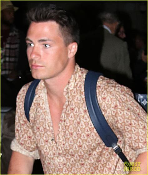 Colton Haynes Flashes Engagement Ring At Airport With Fiance Jeff