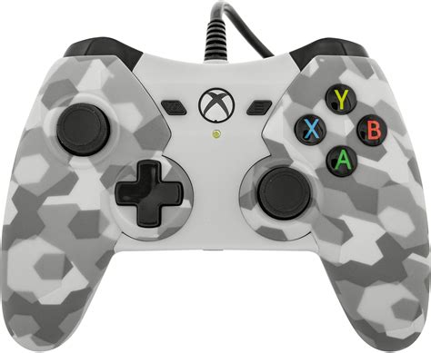 Power A Enhanced Wired Controller For Xbox One And Windows 10 Grey Camo