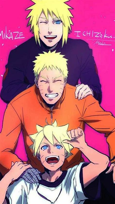 Minato Naruto Boruto Naruto Amino