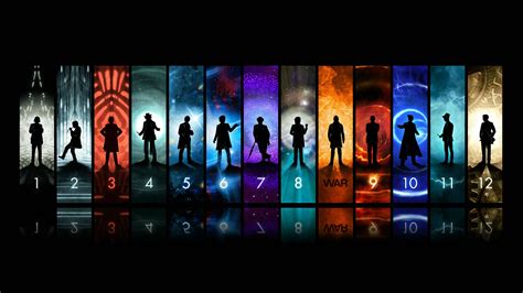 Doctor Who The Doctor Silhouette Panels