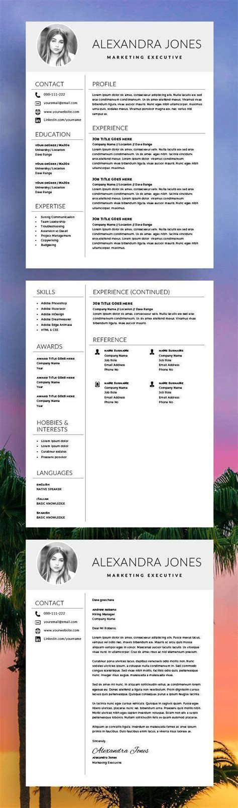 Cv templates that makes you stand out from all the other applicants. Nurse Resume Template - Medical cv - CV Template + Cover ...