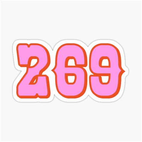 269 Area Code Zip Code Location Western Pink Sticker By Wa Ka Ne
