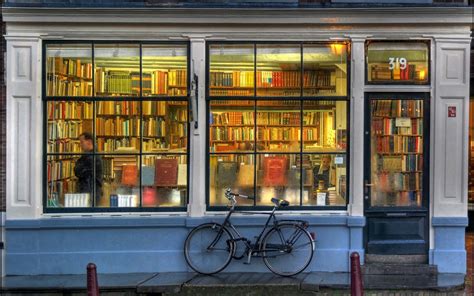 Books Stores Bicycle Urban Hd Wallpapers Desktop And Mobile Images