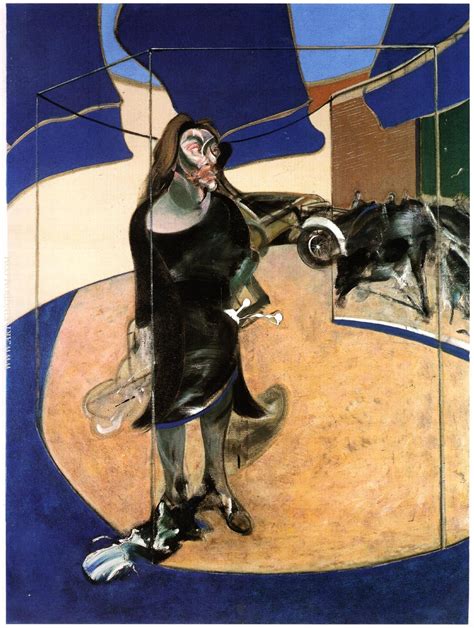 Francis Bacon Portrait Of Isabel Rawsthorne Standing In A Street In
