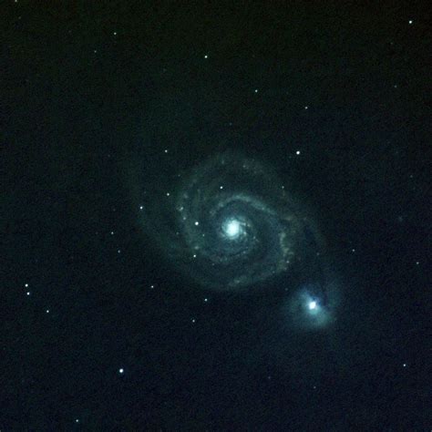 Messier 51 The Whirlpool Galaxy Actually Two Galaxies Colliding 15