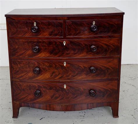 George Iii Mahogany Bow Front Chest Of Drawers Chests Of Drawers Furniture