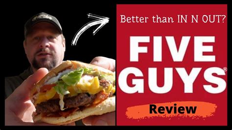 Five Guys Burgers Review Cheeseburger Showdown Hamburger Tour