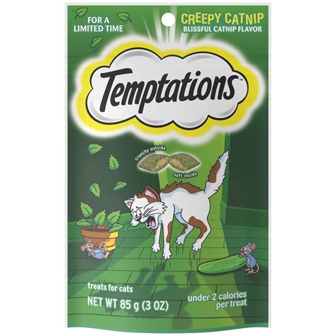 Buy Temptations Classic Crunchy And Soft Cat Treats Creepy Catnip Treats For Cats Blissful