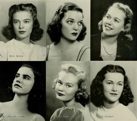 The 1940's hairstyles were influenced by many different factors, including the depression, world war ii, jazz and cinema's golden age. 1940s College Girl Hairstyles | Glamourdaze