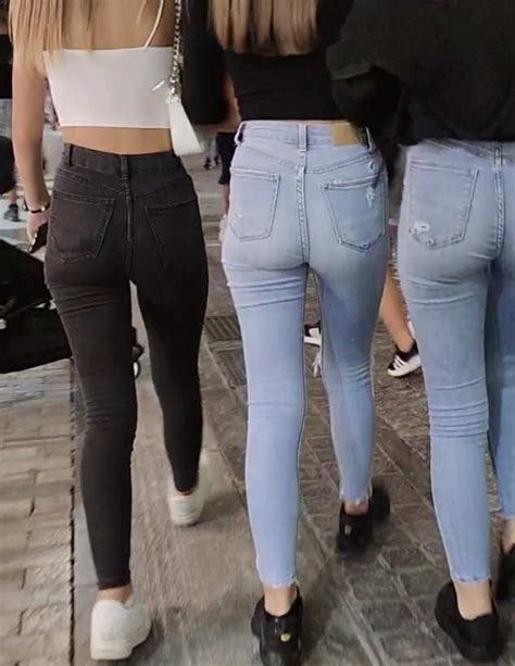 Candid Jeans Booty Teen Sexy Candid Girls