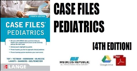 Case Files Pediatrics 4th Edition Lange Case Files Pdf Free Download