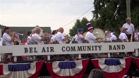 Bel Air Community Band At 2018 July 4th Bel Air Parade Youtube