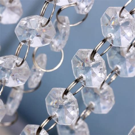 33ft66ft100ft Diy 14mm Clear Acrylic Crystal Bead Garland Chandelier
