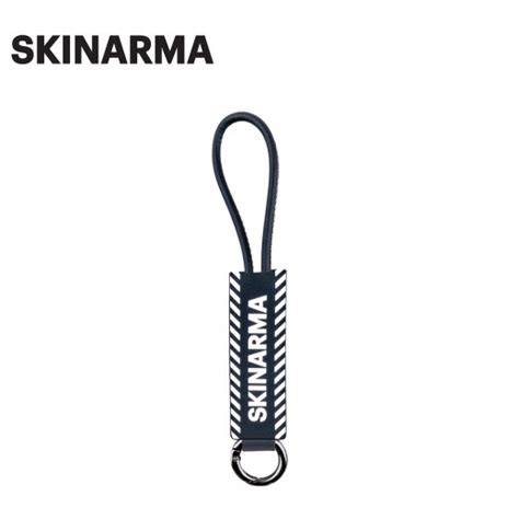 Skinarma Shimegu Lightning Cable Key Chain Black Sknacckcal Smgbk318