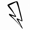 Doodle de rayo dibujado a mano - Descargar PNG/SVG transparente