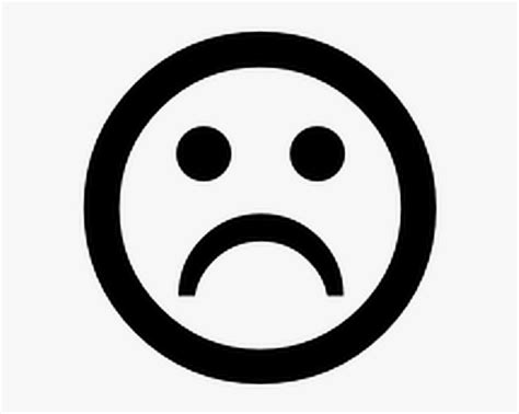 Black And White Sad Face Sad Boy Emoji Png Transparent Png Kindpng