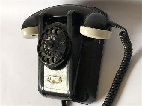 Soviet Wall Phone 1962 Soviet Telephone Vintage Phone Etsy Wall