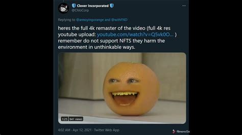 Annoying Orange Nft Fail Youtube